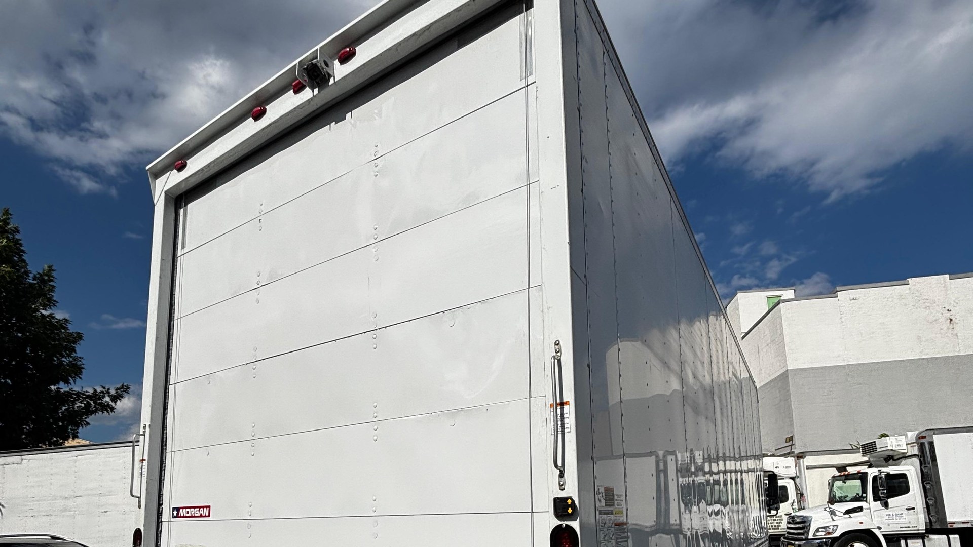 Sultan Freight box truck rear view