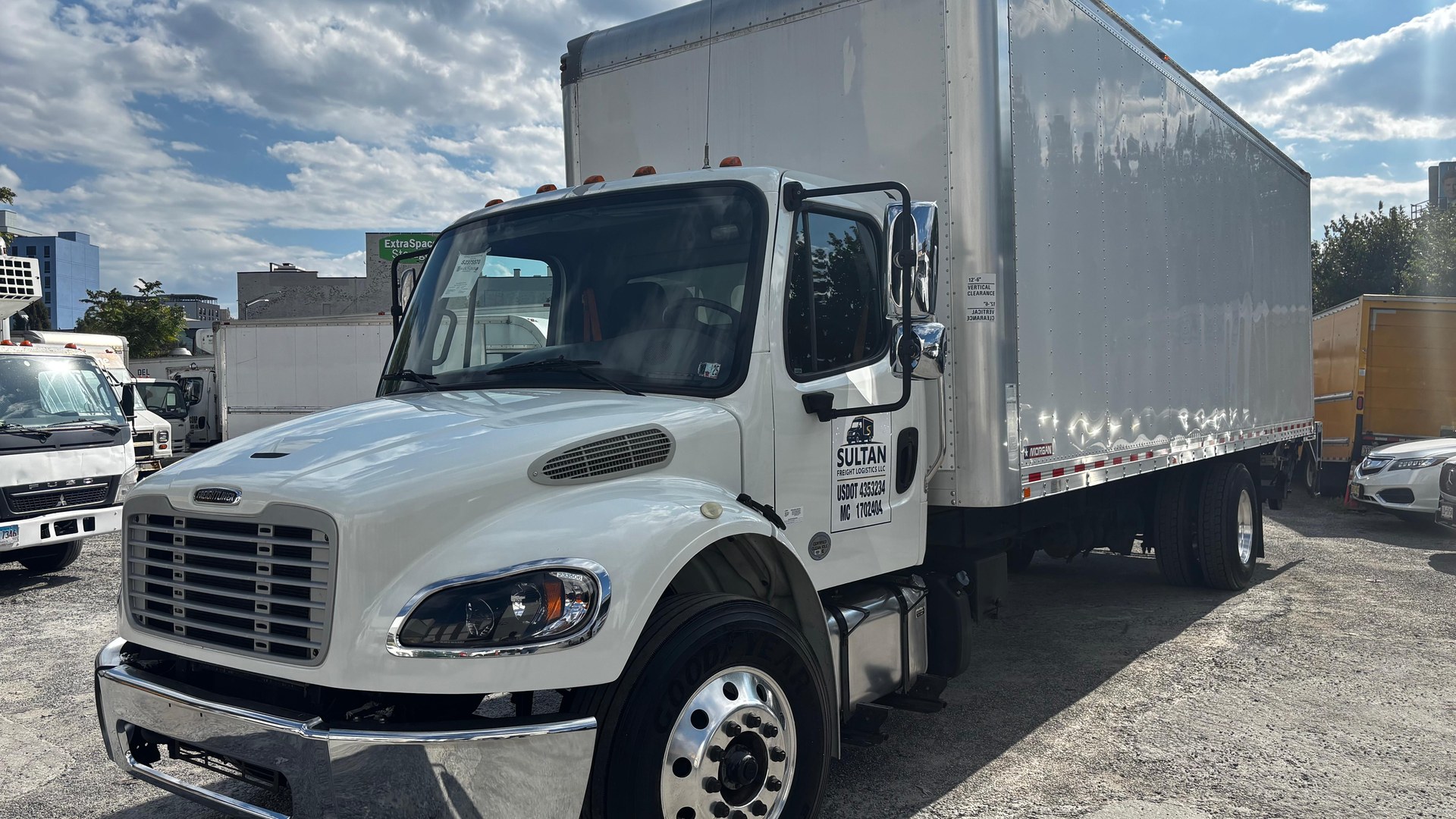 Sultan Freight Freightliner M2 box truck with branding